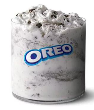 Mcflurry with Oreo cookies