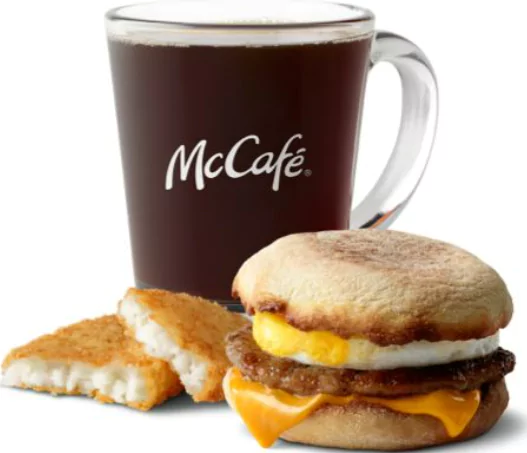 Sausage McMuffin with egg meal