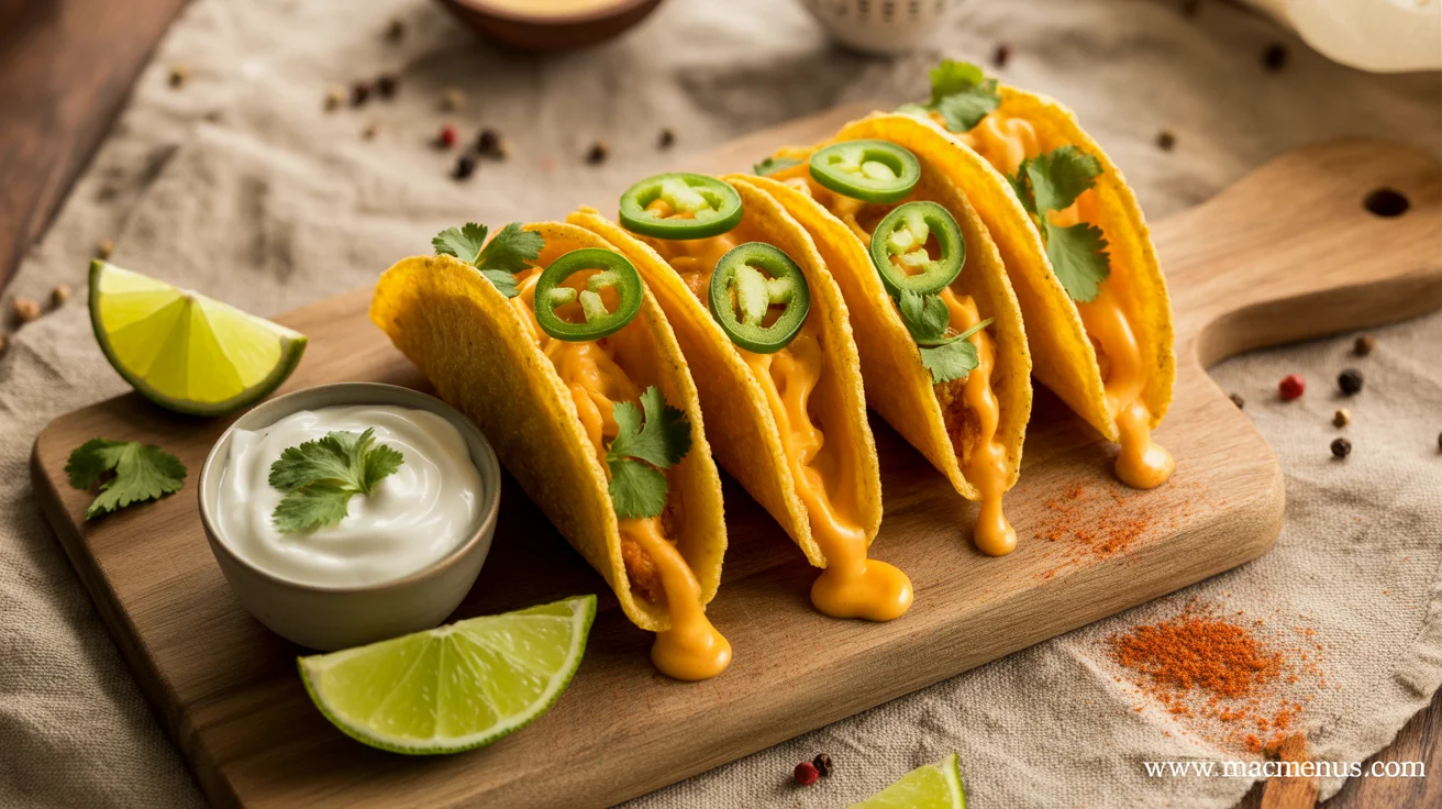Crispy Cheesy Potato Tacos recipe That Are Better Than Takeout